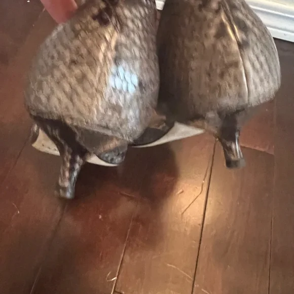 Jimmy Choo python snake print kitten heel - Picture 5 of 5